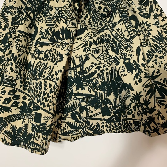 Anthropologie (brand is Corey Lynn Calter) graffiti style skirt with bow - Picture 3 of 6